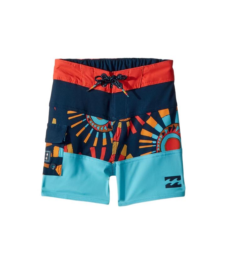 Billabong Kids Tribong X Boardshorts (toddler/little Kids) (mint) Boy's Swimwear