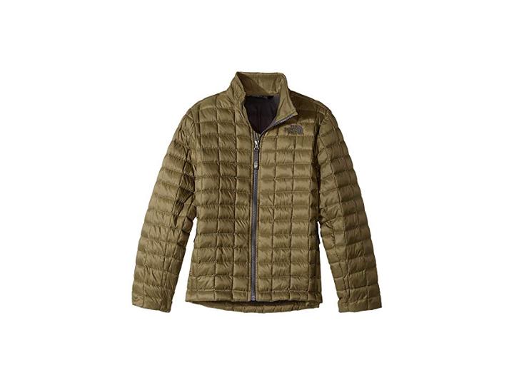 The North Face Kids Thermoball Full Zip Jacket (little Kids/big Kids (burnt Olive Green (prior Season)) Boy's Coat