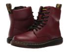 Dr. Martens Kid's Collection Malky Lace Boot (little Kid/big Kid) (cherry Red Backhand) Kids Shoes