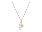 Kate Spade New York By The Pool Flamingo Mini Pendant Necklace (rose Gold) Necklace