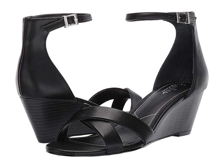 Charles By Charles David Griffin Wedge Sandal (black) Women's Wedge Shoes