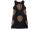 Dolce & Gabbana Kids Jacquard Dress (big Kids) (black) Girl's Dress