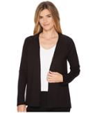 Lilla P Raglan Sleeve Cardigan (black) Women's Sweater