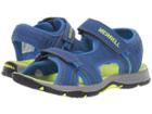 Merrell Kids Panther Sandal (toddler/little Kid/big Kid) (blue/green) Boys Shoes