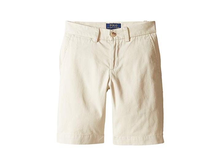 Polo Ralph Lauren Kids Prospect Shorts (big Kids) (basic Sand) Boy's Shorts