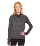 Eleven By Venus Williams Mid-weight Collection Crush Long Sleeve (charcoal) Women's Long Sleeve Pullover