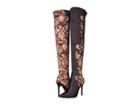 Jessica Simpson Loring (dark Multi Winter Floral Satin) Women's Boots