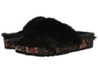 Jessica Simpson Gema (black/plush Faux Fur) Women's Shoes