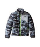 The North Face Kids Thermoball Full Zip Jacket (little Kids/big Kids) (graphite Grey Geo Plate Camo Print (prior Season)) Boy's Coat