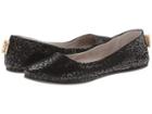 French Sole Sloop (black Leo) Women's Flat Shoes