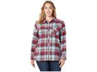 Columbia Plus Size Simply Puttm Ii Flannel Shirt (rich Wine Plaid) Women's Long Sleeve Button Up