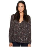 Ag Adriano Goldschmied Sia Top (after Dark Multi) Women's Clothing