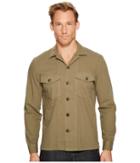 7 For All Mankind Long Sleeve Military Shirt (fatigue) Men's Clothing