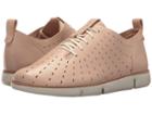 Clarks Tri Etch (nude Pink Leather) Women's Lace Up Casual Shoes