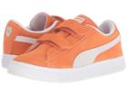 Puma Kids Suede Classic V (little Kid) (melon/puma White) Kids Shoes