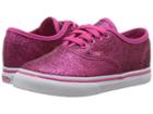 Vans Kids Authentic (toddler) ((glitter) Rosy) Girls Shoes