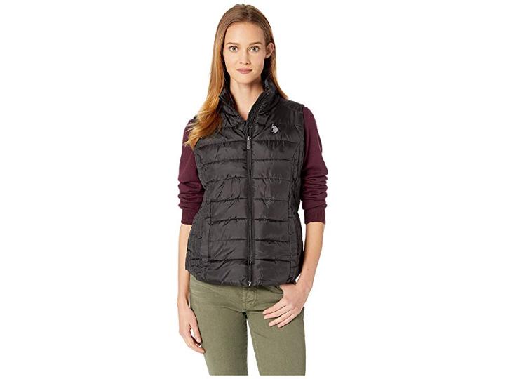 U.s. Polo Assn. Basic Vest (black) Women's Vest