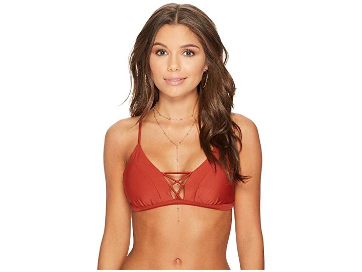 Body Glove Smoothies Phoebe Top (terracotta) Women's Swimwear