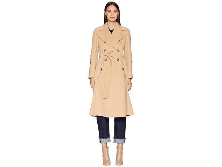 Sportmax Edro Double Breasted Trench (camel) Women's Coat