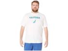 Nautica Big & Tall Big Tall Flower Print Tee (bright White) Men's Clothing