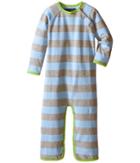 Toobydoo Green/blue/grey Long Sleeve Jumpsuit (infant) (grey/blue/green) Boy's Jumpsuit & Rompers One Piece