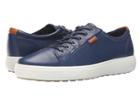 Ecco Soft 7 Sneaker (true Navy) Men's Lace Up Casual Shoes