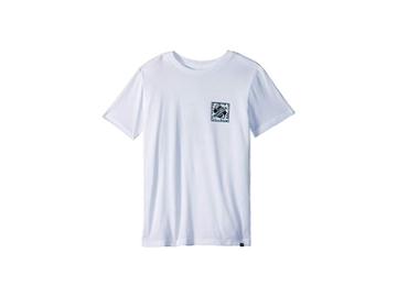 Quiksilver Kids Saved By The Swell Tee (big Kids) (white) Boy's T Shirt