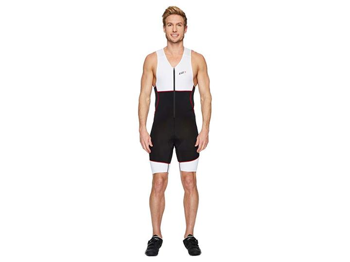 Louis Garneau Tri Comp Suit (white/black/red) Men's Race Suits One Piece