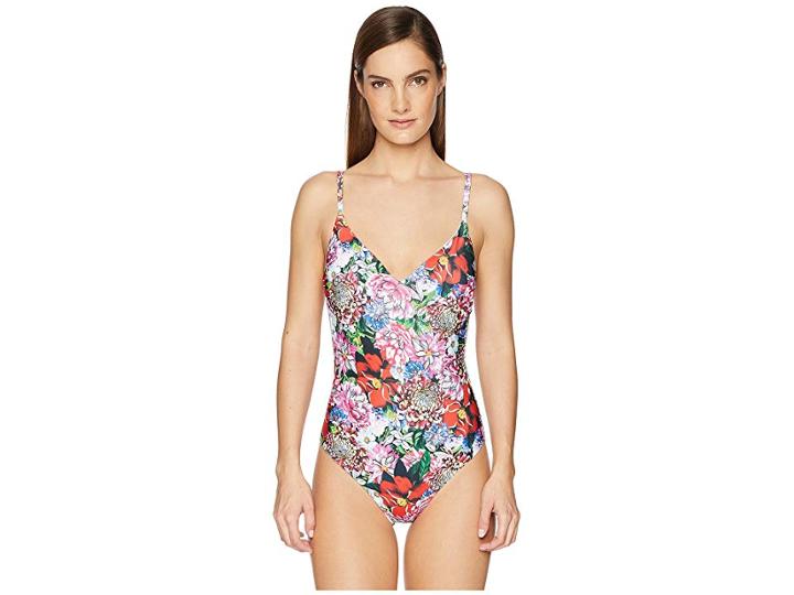 Mary Katrantzou One-piece Swimsuit (red) Women's Swimsuits One Piece