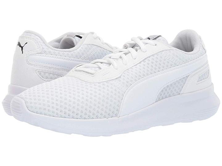 Puma Kids St Activate (big Kid) (puma White/puma White) Kids Shoes