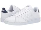 Adidas Advantage (footwear White/footwear White/dark Blue) Men's Basketball Shoes