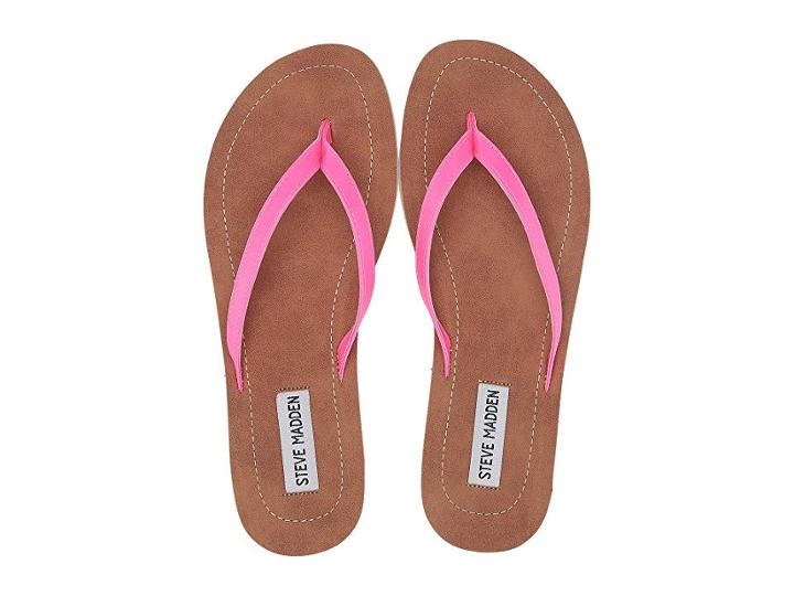 Steve Madden Surf (pink Neon) Women's Sandals