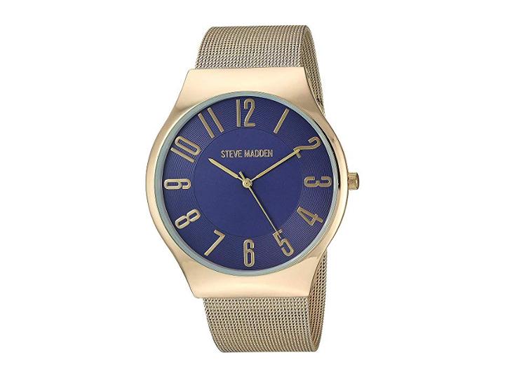 Steve Madden Alloy Band Watch Smw189 (gold) Watches