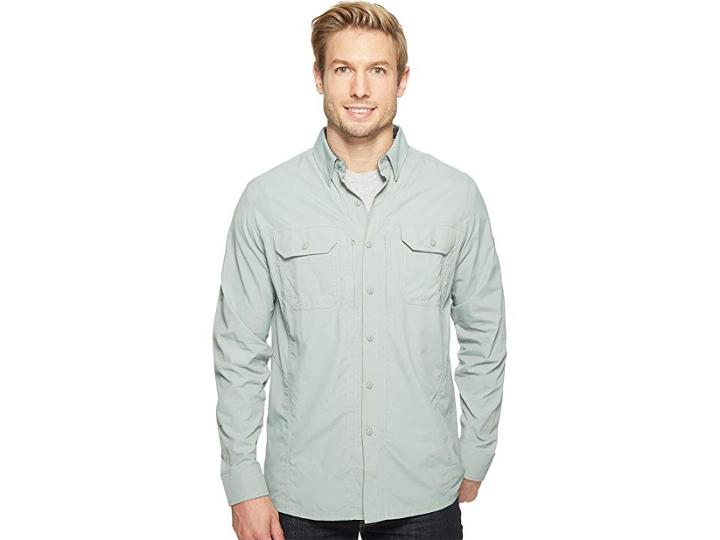 Kuhl Thrive Long Sleeve Shirt (desert Sage) Men's Long Sleeve Button Up