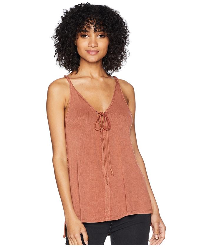 Free People Scarlett Tank Top (cedar) Women's Sleeveless