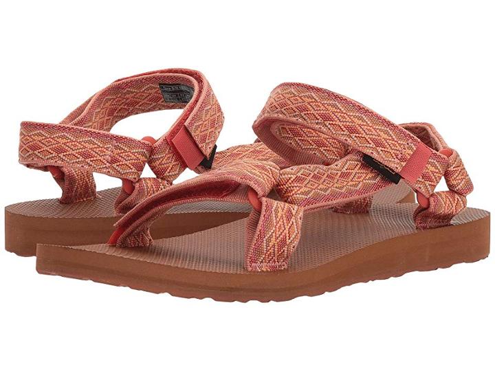 Teva Original Universal (miramar Fade Coral Sand Multi) Women's Sandals