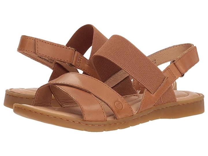 Born Zinnia (light Brown Full Grain Leather) Women's Sandals