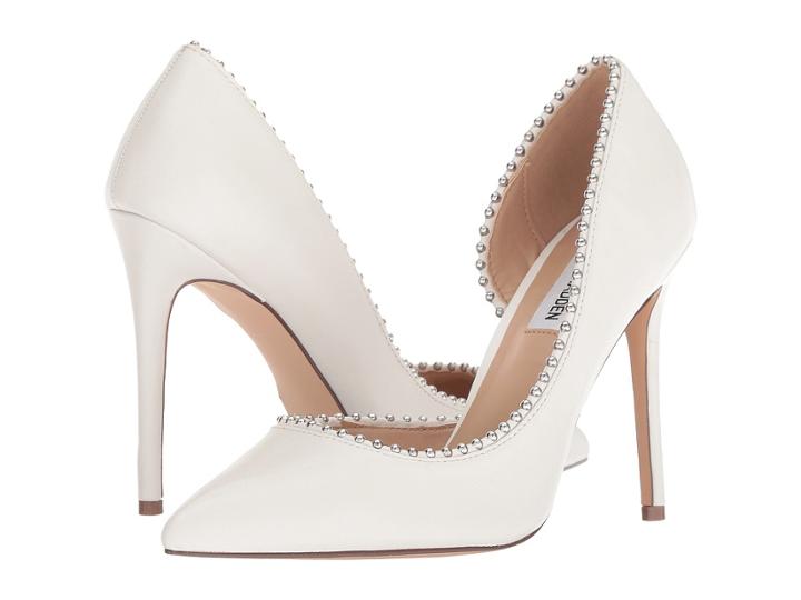 Steve Madden Nicole (white Leather) High Heels