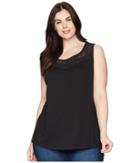 Aventura Clothing Plus Size Pilar Tank Top (black) Women's Sleeveless