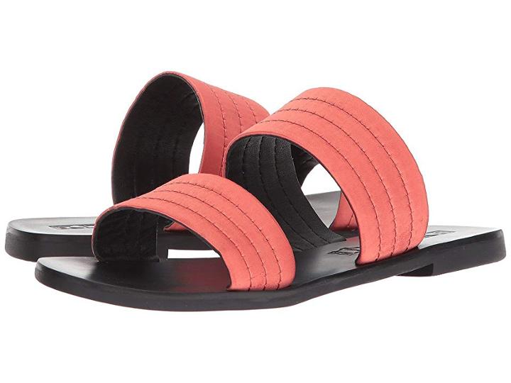 Sol Sana Scarlett Slide (flame Satin) Women's Sandals