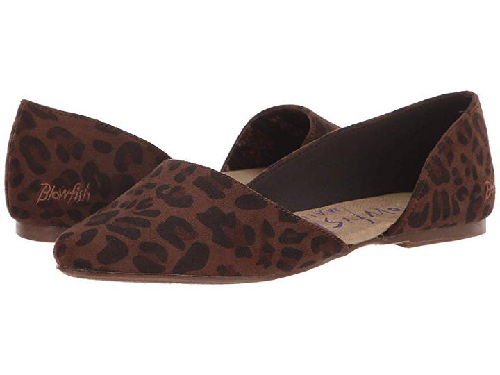 Blowfish Madera (brown Autumn Leopard Micro Deluxe) Women's Flat Shoes