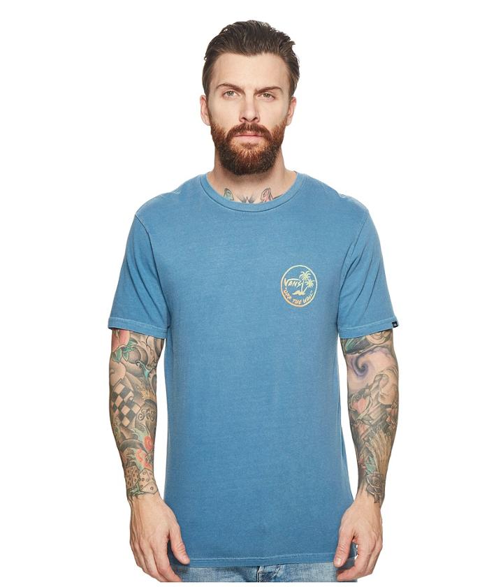Vans Vintage Mini Dual Tee (copen Blue) Men's T Shirt