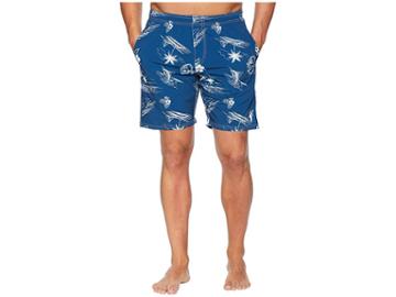 Toes On The Nose Aloha Cruisin Volley (navy) Men's Swimwear