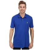 U.s. Polo Assn. Solid Interlock Polo (cobalt Blue) Men's Short Sleeve Knit