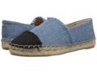 Sam Edelman Krissy (denim Blue Metallic Loose Thread Canvas) Women's Shoes