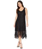 Taylor Sleeveless Lace Maxi Dress (black) Women's Dress