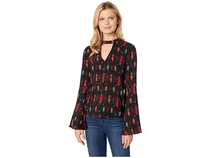 Roper 2266 Aztec Print (black) Women's Clothing