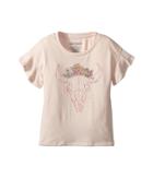 Lucky Brand Kids Edina Tee (little Kids) (peach Blush) Girl's T Shirt