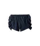 Chaser Kids Super Soft Ruffle Side Shorts (big Kids) (shark) Girl's Shorts