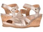 Earth Thistle (pink Metallic Suede) Women's Clog/mule Shoes